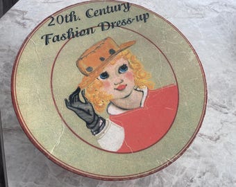 Vintage Hat Box, 13” X 5-1/4” high