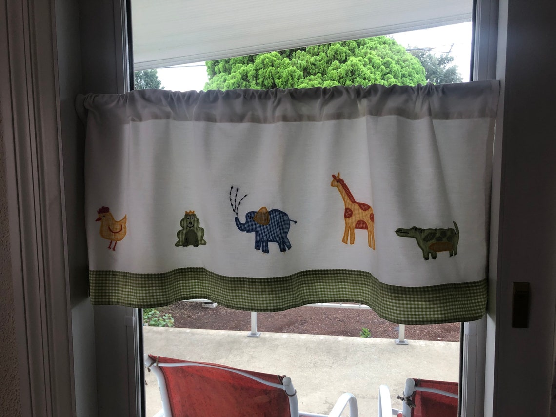 Two Pottery Barn Valances 18 X 44 Etsy