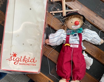 Vintage 11” Sigikid Marionette