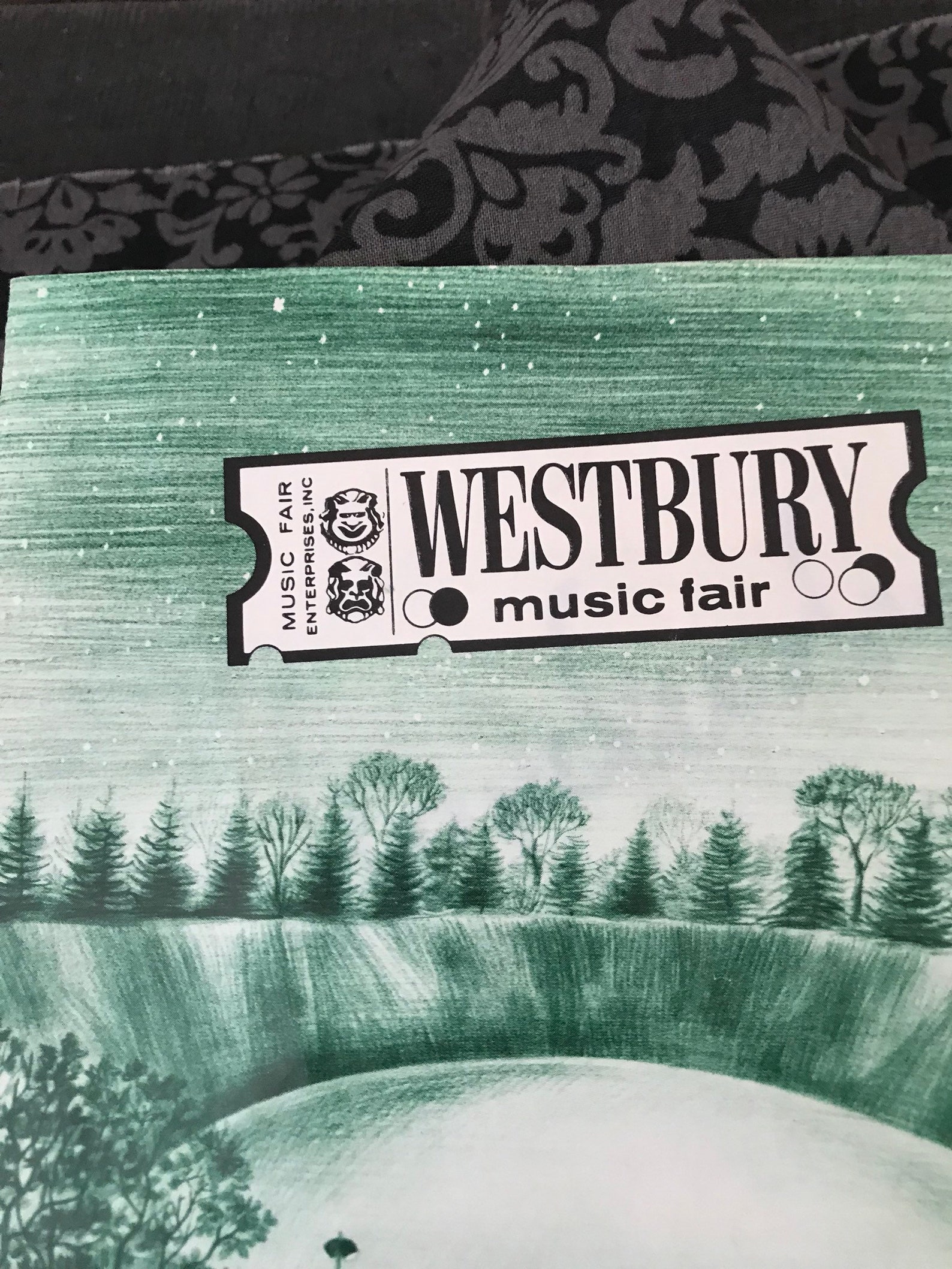 1971 Westbury Music Fair Pamphlet With Ticket Stub W Etsy