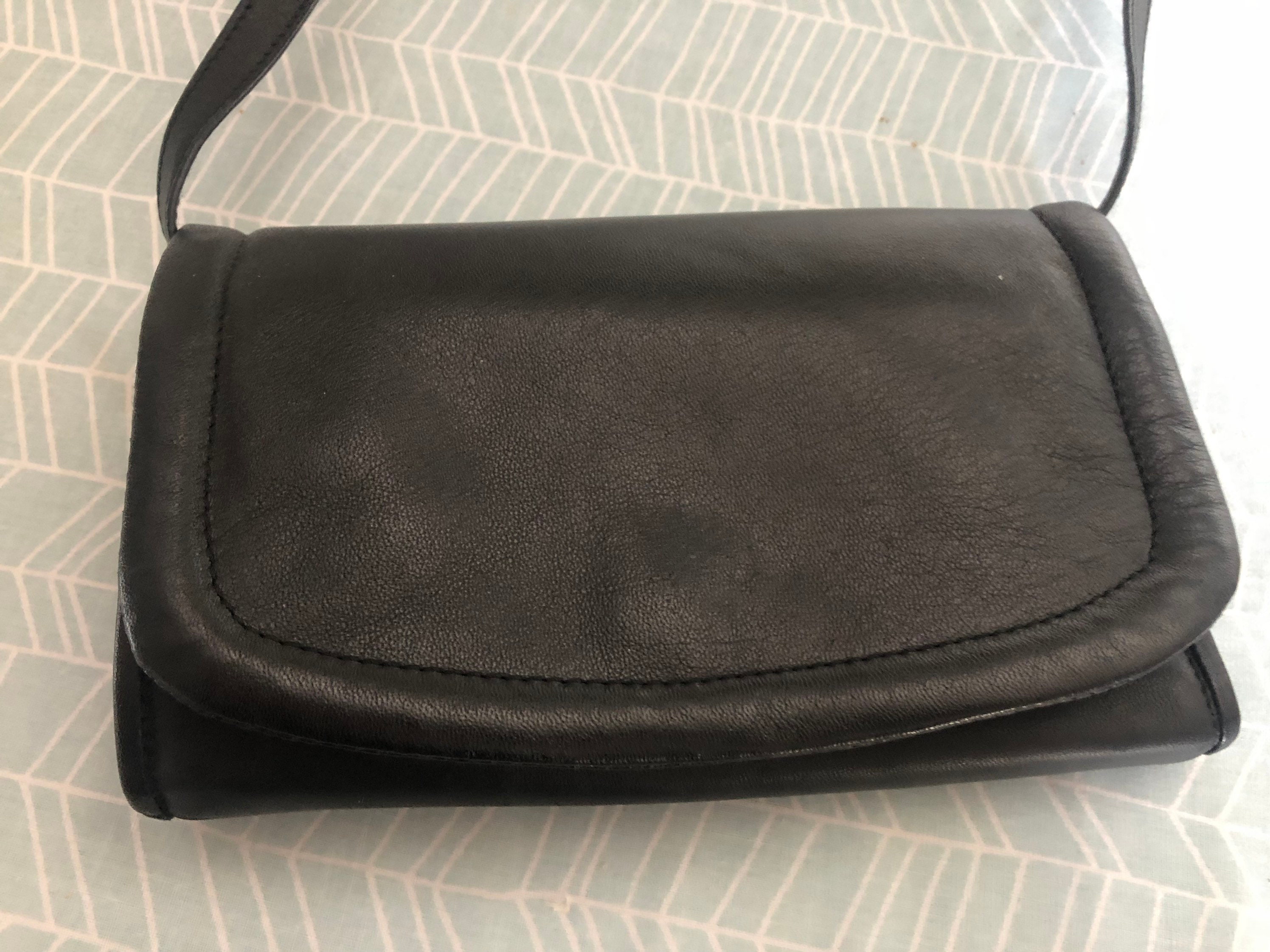 Dilana Leather Shoulder Bag 4-1/2 X 7-1 