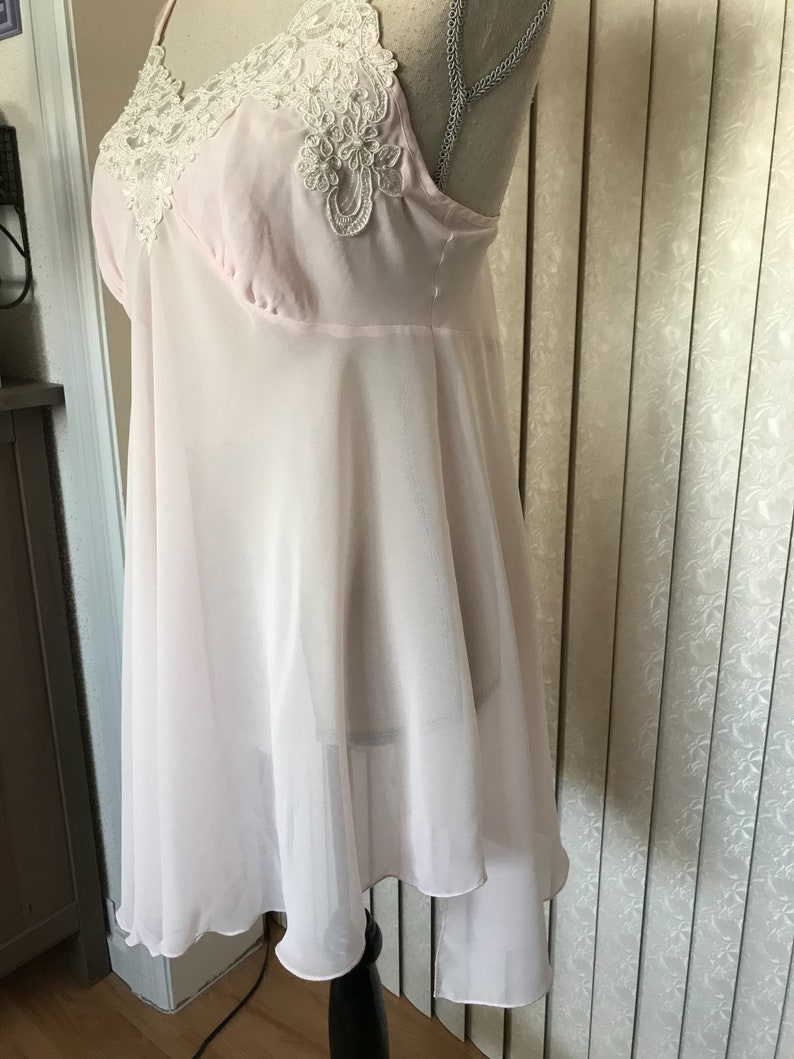 14-16 Vintage Jessica Lingerie Nightgown Large