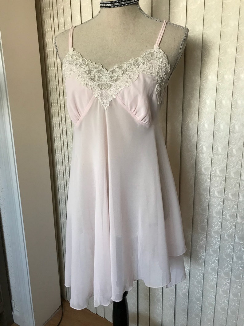 14-16 Vintage Jessica Lingerie Nightgown Large