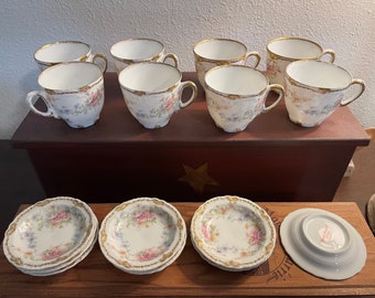 PRICE LOWERED........Haviland Limoges Demitasse Cups & Mini Dishes