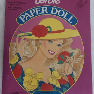 1990 Barbie Paper Doll Book, uncut