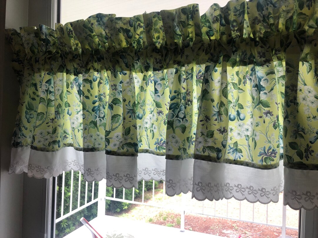 Vintage Valances From Australia 2 86 X 17 Etsy