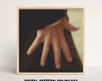 Pride and Prejudice Mr. Darcy Hand Flex Cross Stitch Pattern | Jane Austen Inspired Download