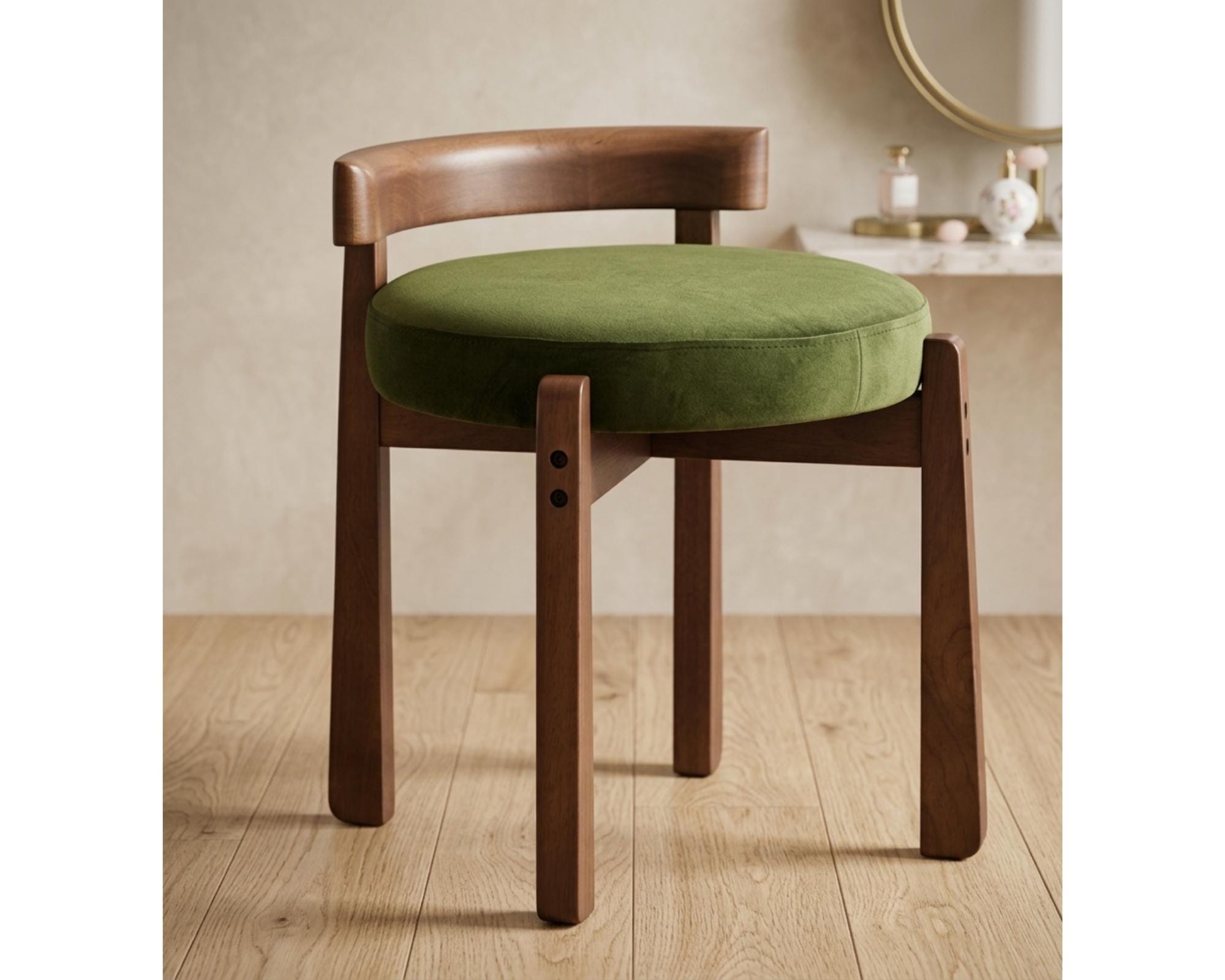 Green Vanity Chair - Etsy Green Vanity Chair - Etsy