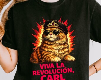 Viva La Revolucion Carl Shirt Princess Donut Tee Dungeon Crawler Carl Shirt Funny Cat BookTok Comfort Colors Tee