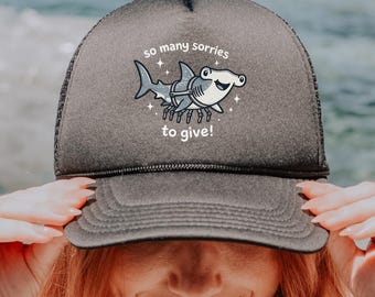 So Many Sorry To Give Trucker Hat, grappige hamerhaai pet, dungeon crawler Carl geïnspireerd lezer gamer cadeau hoed