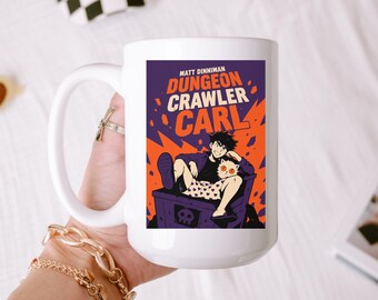 Dungeon Crawler Carl-mok, prinses donut koffiemok, LitRPG fan cadeau, Fantasy Book Lover Cup, BookTok Reader mok