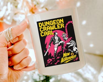 Dungeon Crawler Carl-mok, nieuwe prestatie koffiemok, prinses donut cadeau, LitRPG Fantasy Reader-mok, Gamer Cup