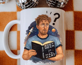 Tazza Project Hail Mary, regalo ispirato ad Andy Weir, tazza per lettori di fantascienza, tazza per amanti dei libri spaziali, tazza con citazione "Amaze", tazza da caffè per nerd 11 oz 15 oz