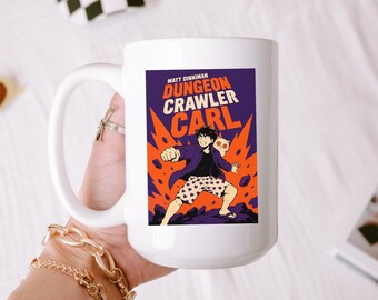Dungeon Crawler Carl-mok, prinses donut koffiemok, LitRPG boekenserie cadeau, Fantasy Reader Cup, mok gamernerd