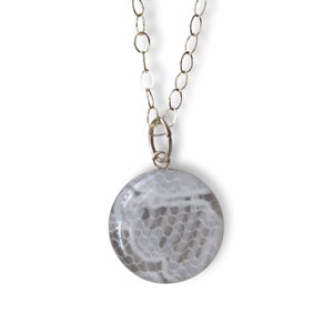 Lace Necklace (small sized) | Made from your Wedding Dress | 14K Gold