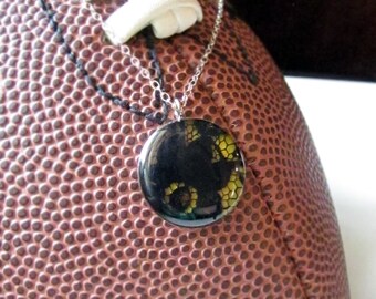 Black and Yellow Gameday Necklace | Georgia Tech | Steelers | Pittsburgh Pirates | Cheerleader | School Spirit | Sorority Jewelry