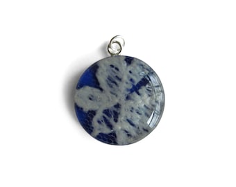 Kleiner Sterling Anhänger NUR mit Ihrem Hochzeitskleid Spitze Material | Sterling Silber | Bouquet Charm