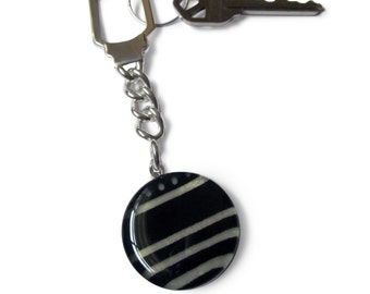 Hergestellt mit IHREM Material / benutzerdefinierte Schlüsselanhänger: Sterling Silber / Hochzeitskleid, Babydecke, altes Shirt / personalisierte Schlüsselanhänger / Geschenk für ihn