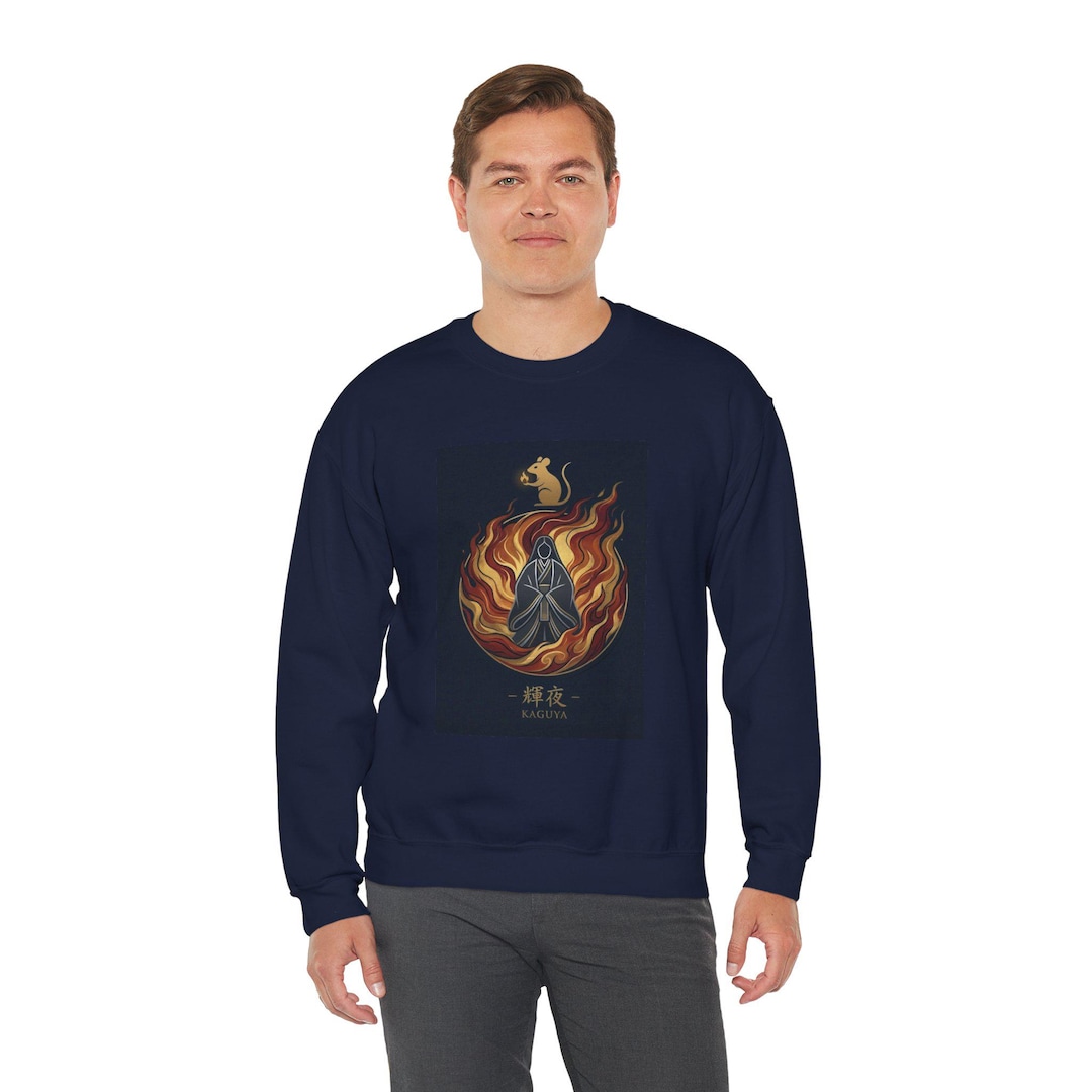 Japanese Folklore Sweatshirt - Kaguya Fire Rat Robe | Folklore Flame ...