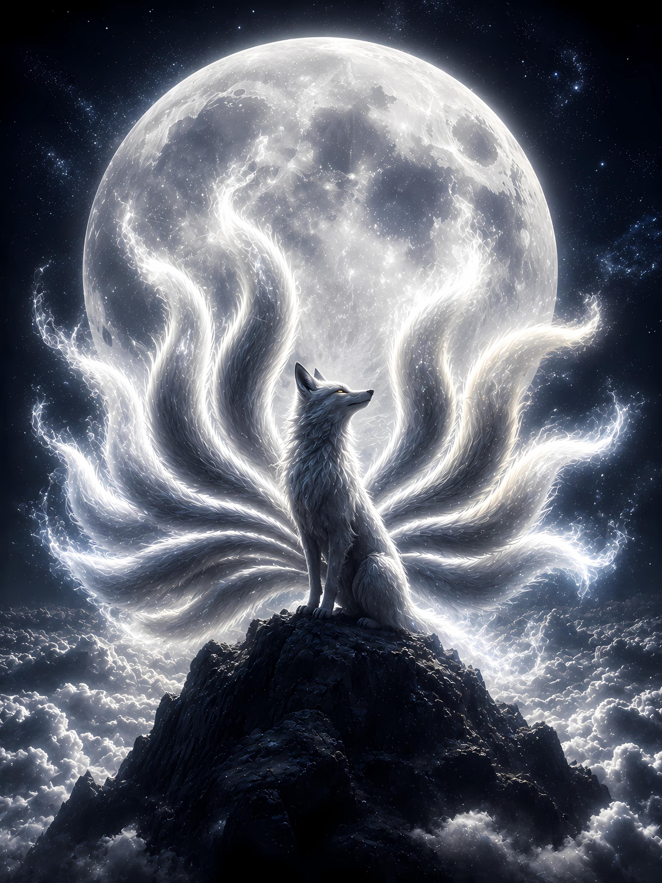 Nine tailed fox - Etsy 日本