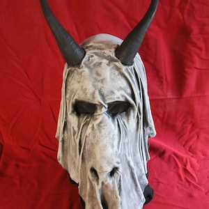 Goat shroud latex mask