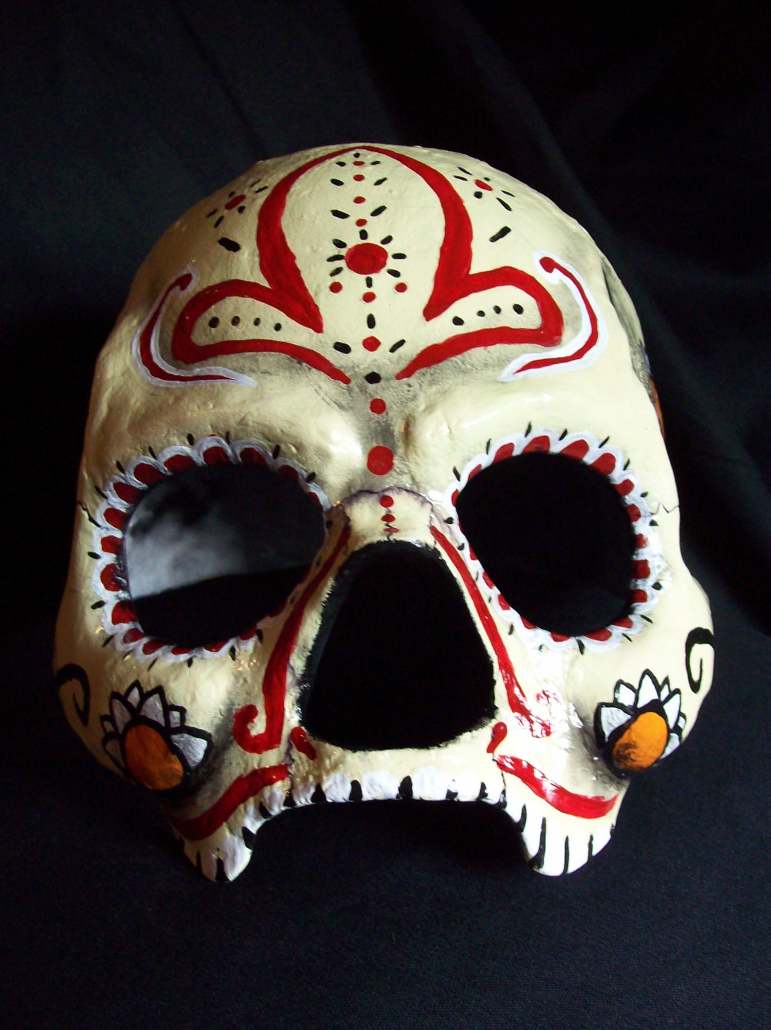 Day of the dead skull mask/helmet unpainted blank Etsy