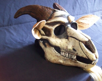 Goat skull Halloween mask