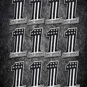12 Pack Number One Embroidered Patches 4 Inch Iron On Sew On Applique
