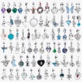 925 Sterling Silver European Style Pendant \u2013 Compatible with Pandora bracelets, enamel, and crystal, suitable for jewelry making. product logo