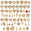 Gold-plated 925 Sterling Silver Pendant \u2013 European-style Family keepsake bead for Pandora bracelets product logo
