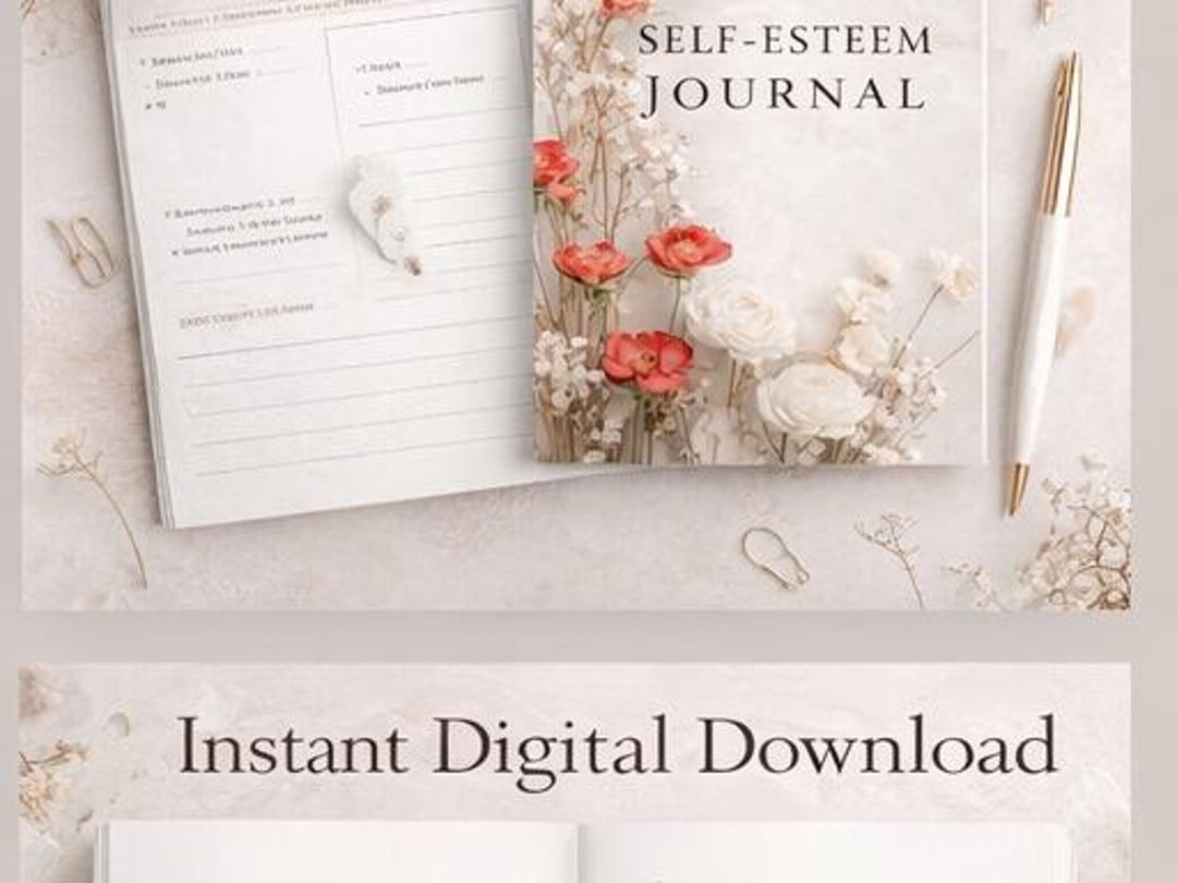 Self Esteem Journal Printable | Self Love Workbook (PDF Download) - Etsy