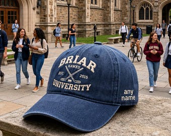 Embroidered Briar University Hat, Garret Graham Hat, Romance Book Baseball Hats, Vintage Off Campus Series Inspired Hat, Hockey Romance Gift