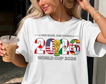 Wereldkampioenschap voetbal 2026 voetbalshirt, voetbalshirt VS Canada Mexico voetbal, wedstrijddag sportkleding top, shirt voetballiefhebbers, cadeau shirt VS