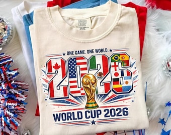 Wereldkampioenschap voetbal 2026 voetbalshirt, voetbalshirt VS Canada Mexico voetbal, wedstrijddag sportkleding top, shirt voetballiefhebbers, cadeau shirt VS
