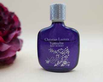 Rare Perfume CHRISTIAN LACROIX Tumulte Men Eau de Toilette Splash Miniature 5 ml / 0.17 fl.oz. Vintage 2005 Discontinued