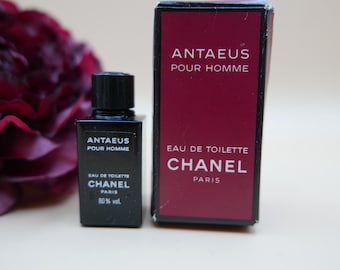 Ultra Rare Vintage 1980s Chanel Antaeus Pour Homme After Shave
