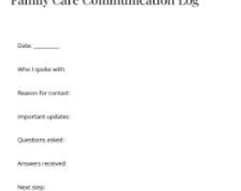 Caregiver Daily Planner Printable PDF | Caregiver Burnout Support | Caregiving Organizer | Elder Care Planner | Instant Download
