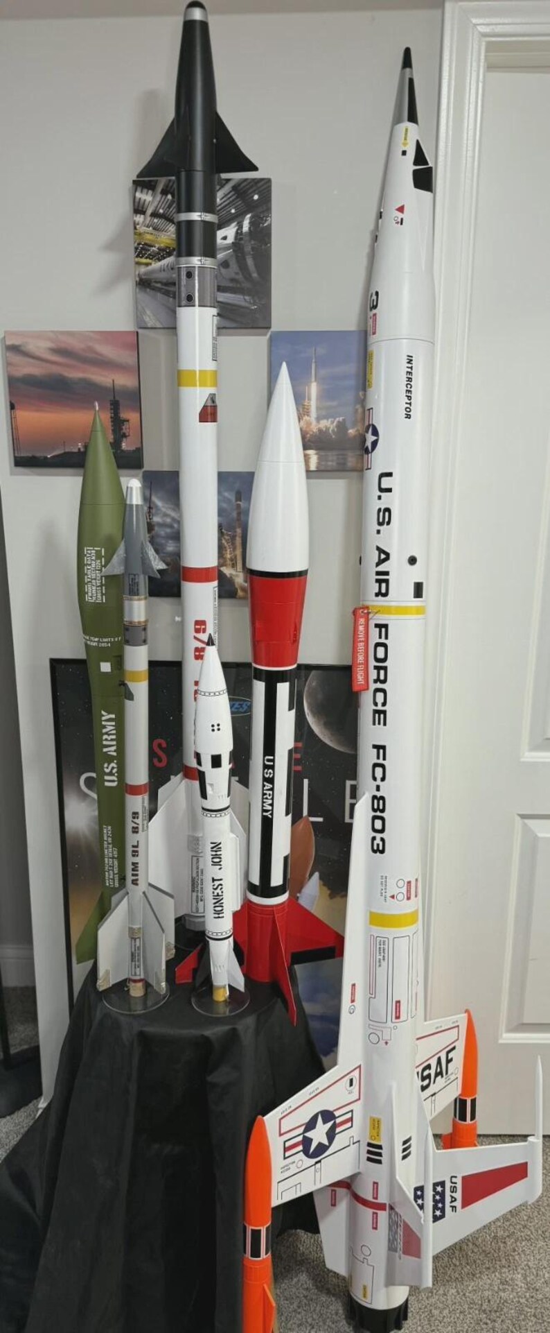 Fc For Model Rockets 45% Scale AIM-9L Sidewinder Parts Kit for LOC 54mm Tube. Flying Model ...