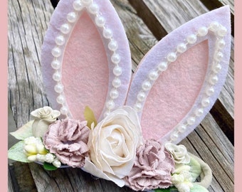 Bunny Ear Headband, Bunny Headband, Easter, Easter Bunny, Bunny Ears, Newborn, Infant, Toddler