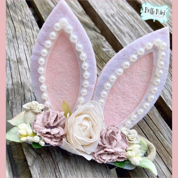 Bunny Ear Headband, Bunny Headband, Easter, Easter Bunny, Bunny Ears, Newborn, Infant, Toddler