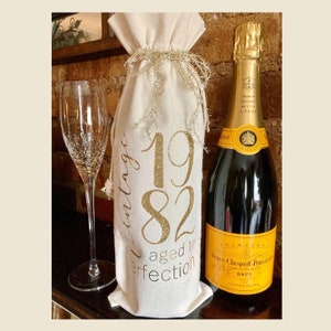 Wine Bag, Birthday Wine, Birthday Bag, Wine, Wine Tote Bag, Wine Gift Bag, Vintage