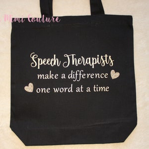 Speech Therapist Gift Tote Bag, Speech Therapist, Totebag, Tote Bag, Bag