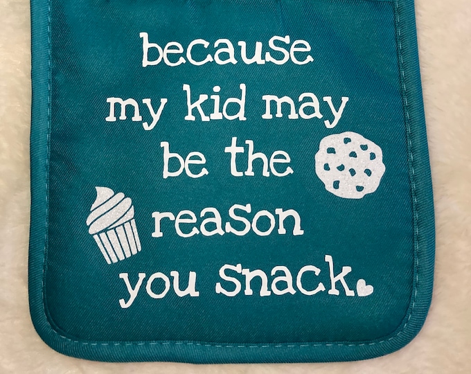 3 for 20 Dollars Special Custom Couture Snacking Potholder