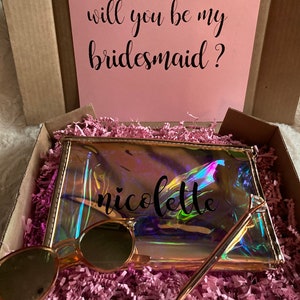 Bridal Party Gift Set, Bride Sunglasses, Bridesmaid Sunglasses, Maid of Honor Sunglasses, Bachelorette Party, Bridesmaid Gift Set,