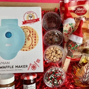 Pancake Set, Breakfast in Bed, Christmas Breakfast, Waffles, Waffle Gift Set, Holiday Breakfast image 2