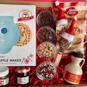 Pancake Set, Breakfast in Bed, Christmas Breakfast, Waffles, Waffle Gift Set, Holiday Breakfast image 5