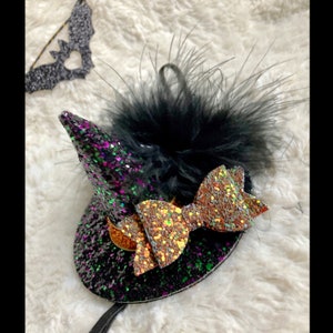 Petite Witch Hat Headband, Halloween Headband, Witches Headband, Witch Hat, Witch Hat Headband