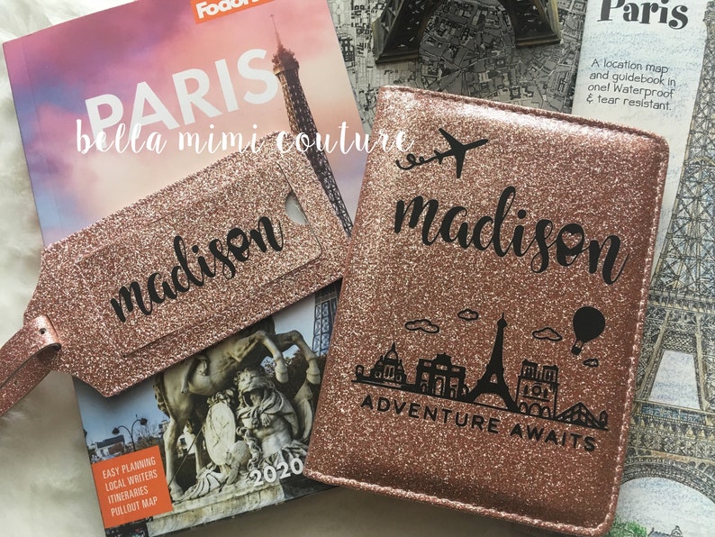 Glitter Passport Cover Dubai Passport Passport Cover Travel Etsy