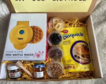 Mommy-to-bee Pancake Set, Mommy-to-bee, Waffle set, thinking of you, care package, Breakfast in Bed, Breakfast, Mommy, Congratulations