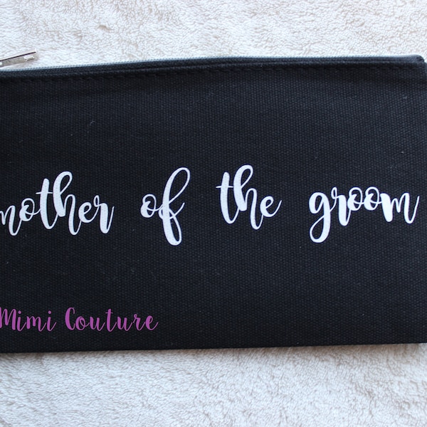 Mother of the Groom Pouch, Mother of the Groom Bag, Mother of the Groom, MOG, makeupbag